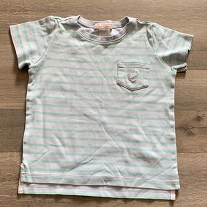 The Beaufort Bonnet Company Mint Striped Tee
